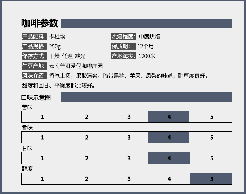 爱伲卡杜埃咖啡豆