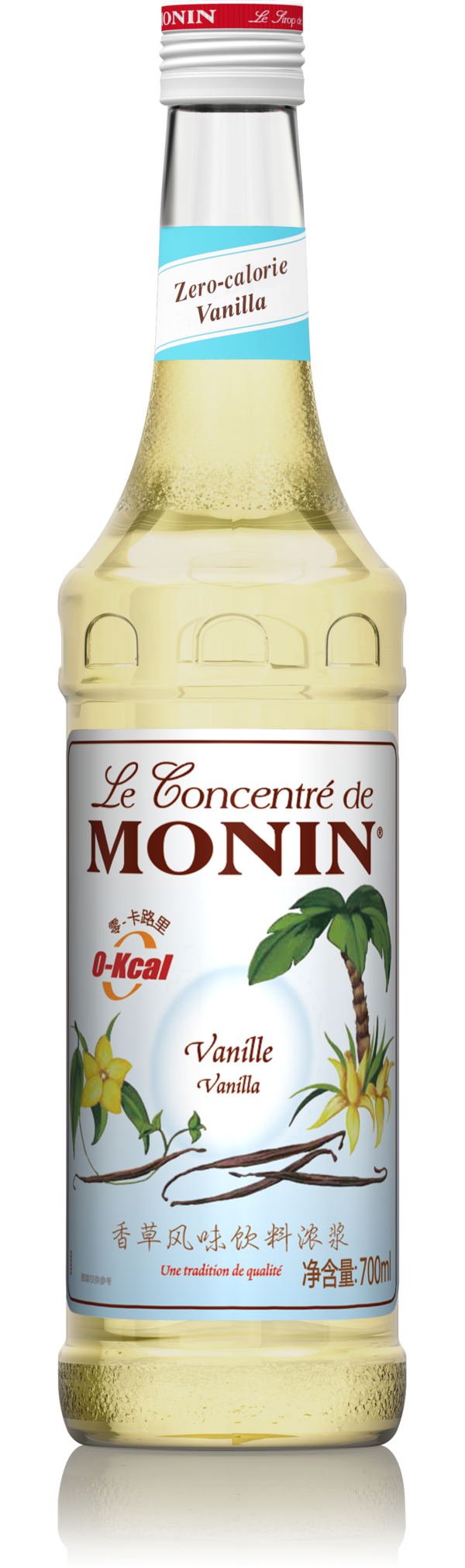 莫林 MONIN 零卡路里香草风味饮料浓浆