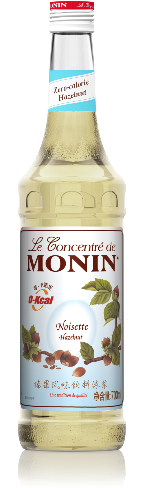 莫林 MONIN 零卡路里榛果风味饮料浓浆