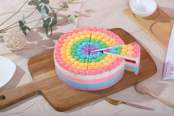 彩虹星球芝士蛋糕