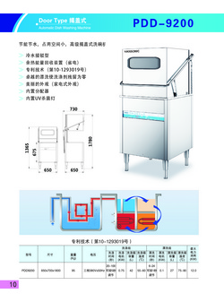 揭盖式洗碗机