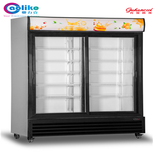 LGD-1400S 双开门玻璃立式冷柜