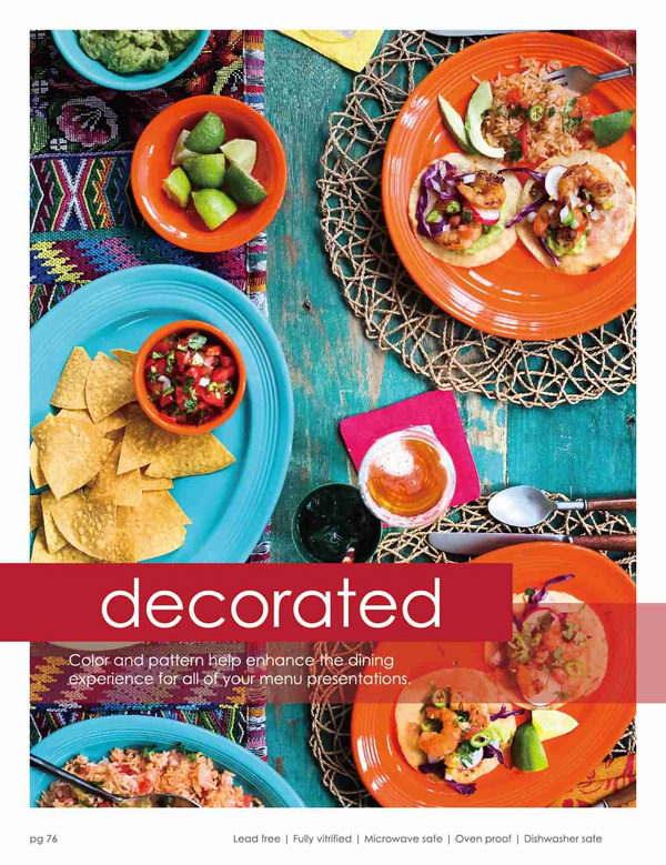 Tuxton Concentrix-彩虹系列餐具