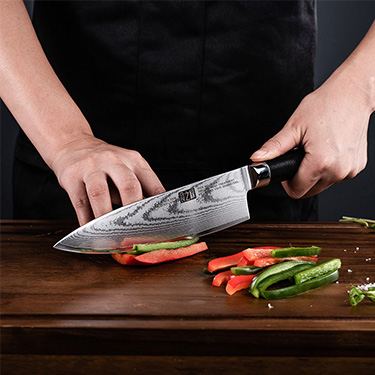 日本进口VG10大马士革钢厨师刀专业切片家用厨房料理刀日式刺身刀