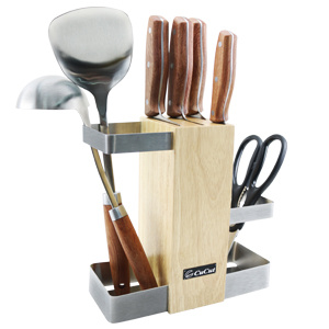 巧刃8件套刀具、厨具 花梨木柄刀具、厨具套装