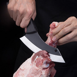 手工锻打剔骨刀吹毛专业杀猪专用刀屠夫卖肉屠宰锋利剥皮割肉断发