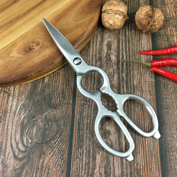厨房剪刀多功能厨用剪刀家用全钢剪刀强力鸡骨剪刀不锈钢葫芦剪刀