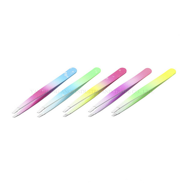 時(shí)尚多功能眉夾不銹鋼印花眉夾Tweezer