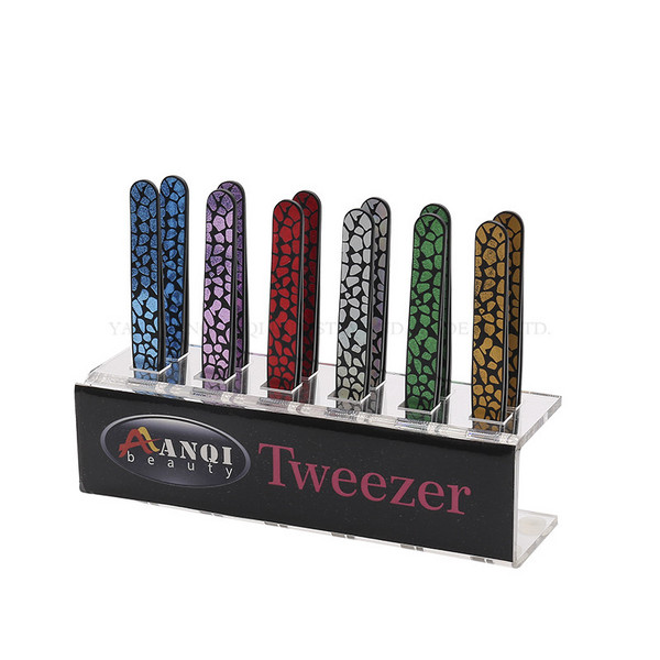 平嘴斜嘴眉毛夾子不銹鋼鑷子Tweezer