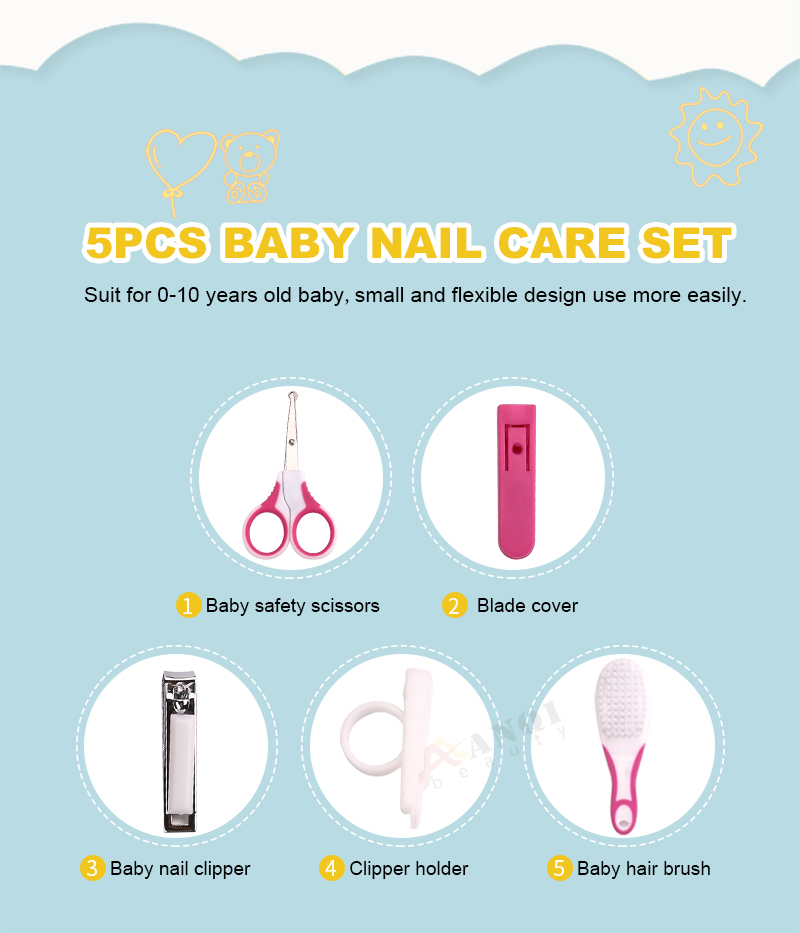 baby nail care set 婴儿指甲护理5件套