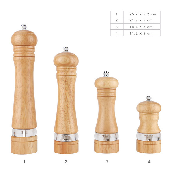 橡胶木+亚克力胡椒磨