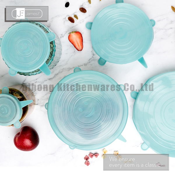 6件套硅胶保鲜盖