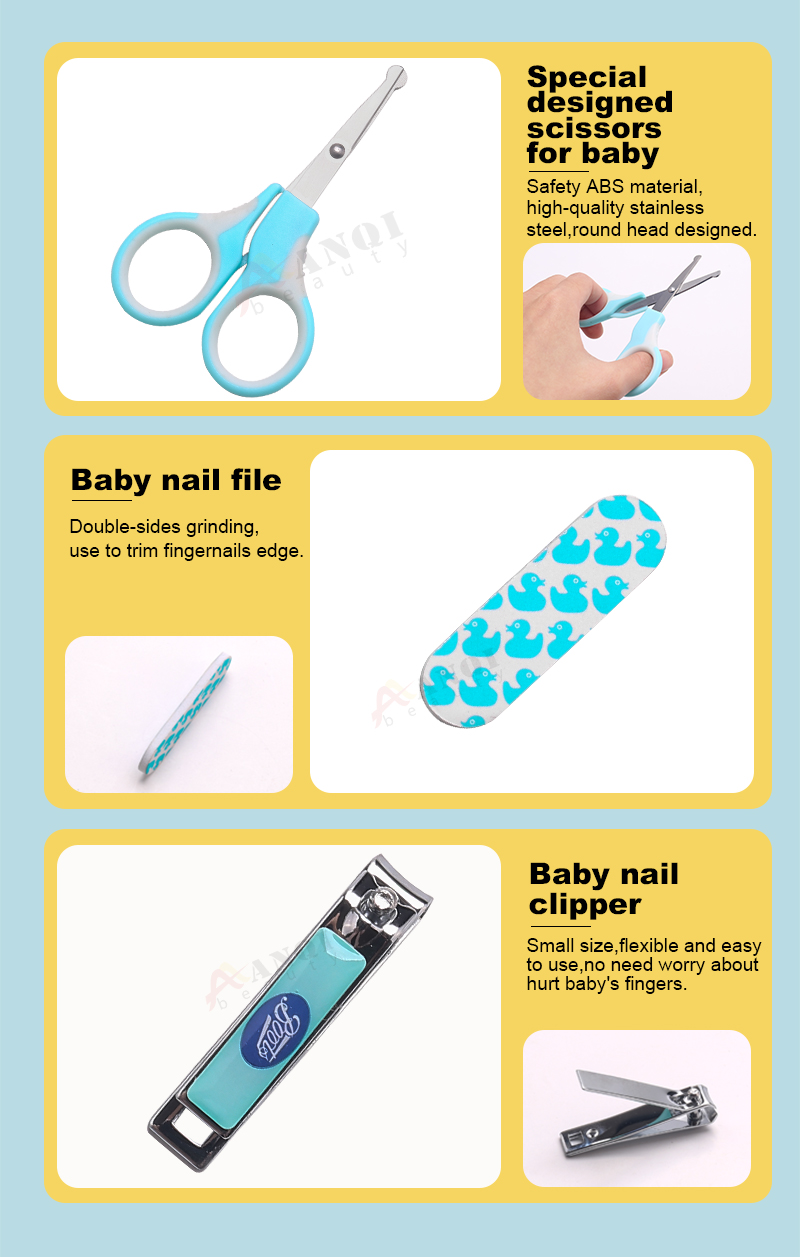 Baby nail care set婴儿护理指甲美甲工具