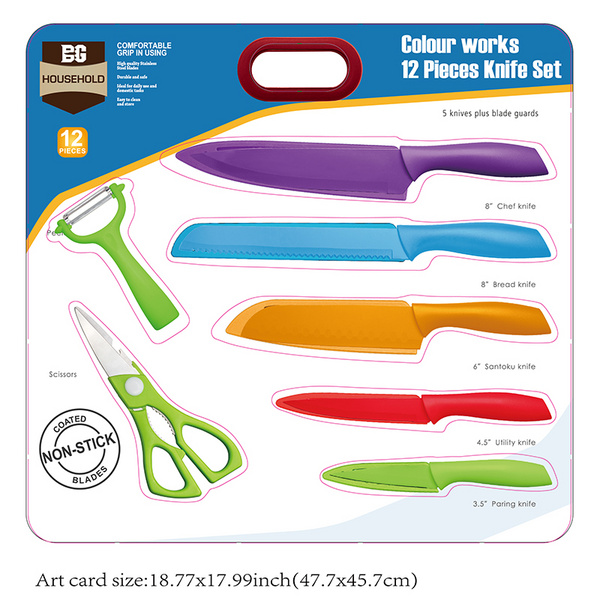 12 Pieces Knife Set