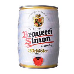 凱撒西蒙小麥白啤酒5L
