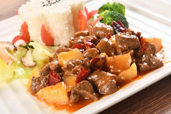 土豆燒牛肉