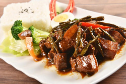 干豆角燒肉