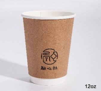 DIYCUP牛卡中空 一次性牛卡加厚防烫纸杯