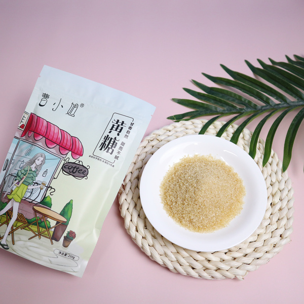 曹小姐黄糖金砂糖二砂糖甘蔗原汁榨取纯正蔗糖烹调冲调咖啡饮品