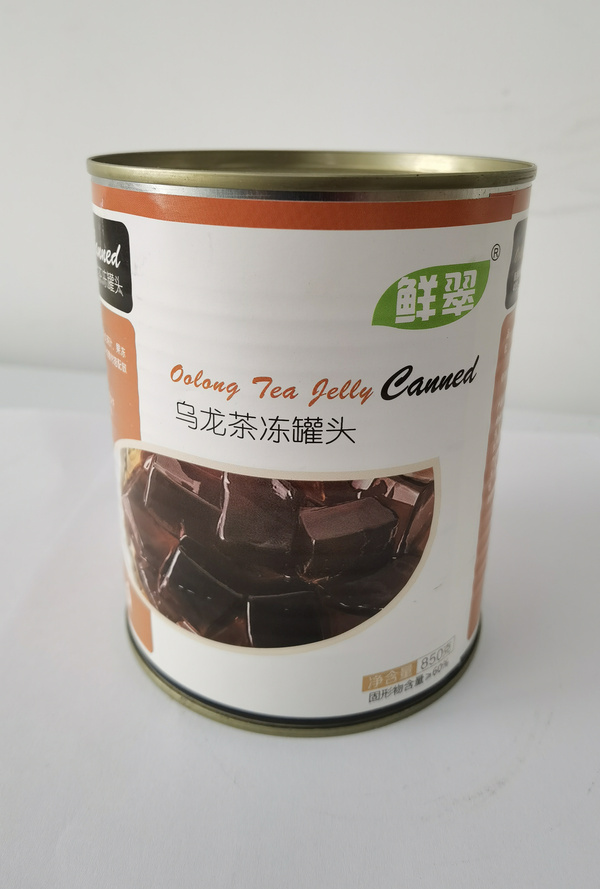 乌龙茶冻罐头