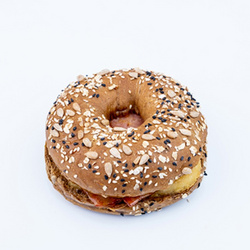 培根薯饼贝果三明治（160g）-Bacon hash browns bagel sandwich