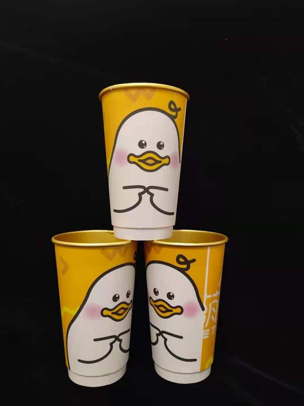 16A中空纸杯咖啡热饮奶茶杯加厚