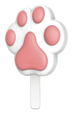 3D定制冰淇淋-熊掌