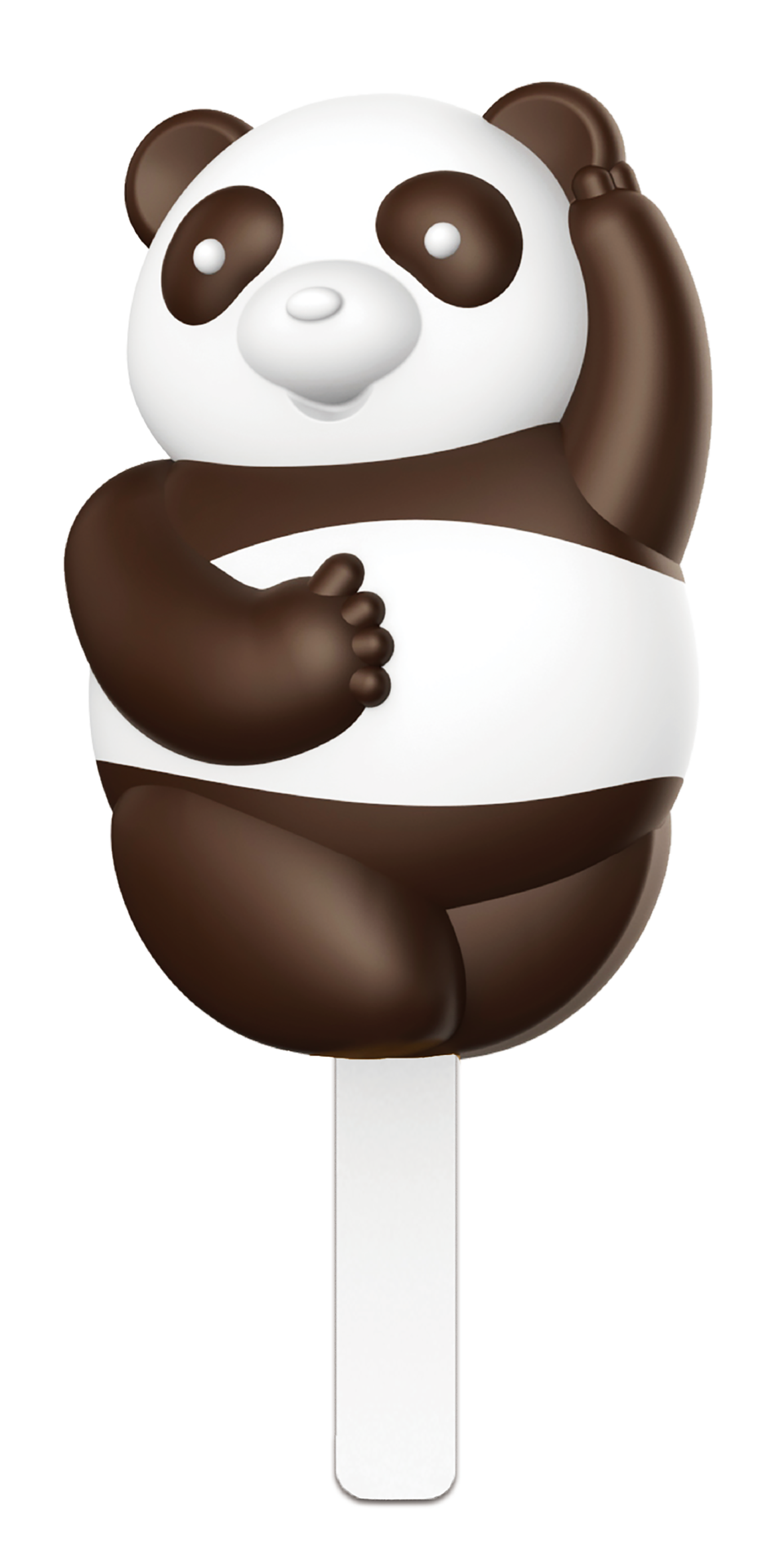 3D定制冰淇淋-熊猫