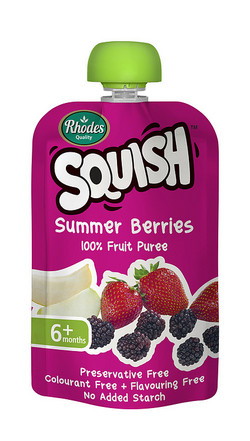 Squash婴儿食品 夏季浆果110毫升