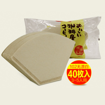 日本三洋手沖咖啡濾紙 【100片裝】102無漂白