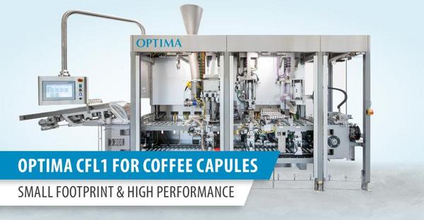 OPTIMA CFL直列式咖啡胶囊灌装封口机