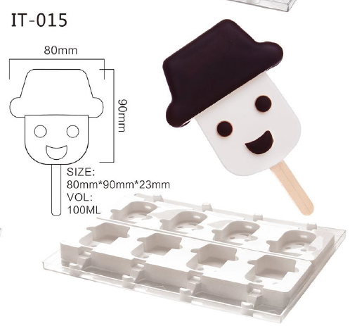 妮可雪糕模具联模