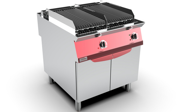 900款立式电力烧烤炉连柜座