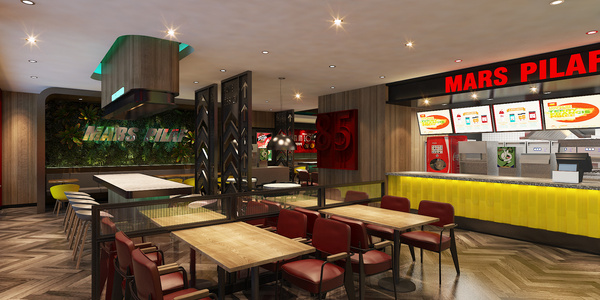 快餐连锁空间设计