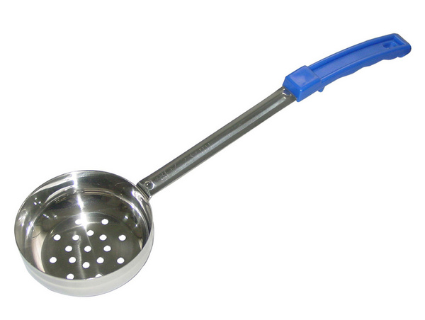 PERFORATED FLAT BOTTOM LADLES平底胶柄漏壳J12501-J12505