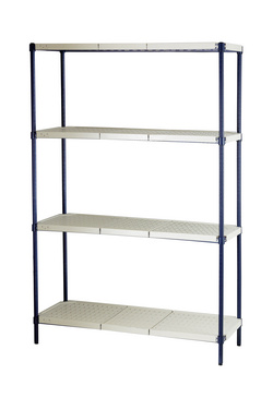 4層PP膠板冷庫貨架 4-Tier PP Mat Coldroom Shelving