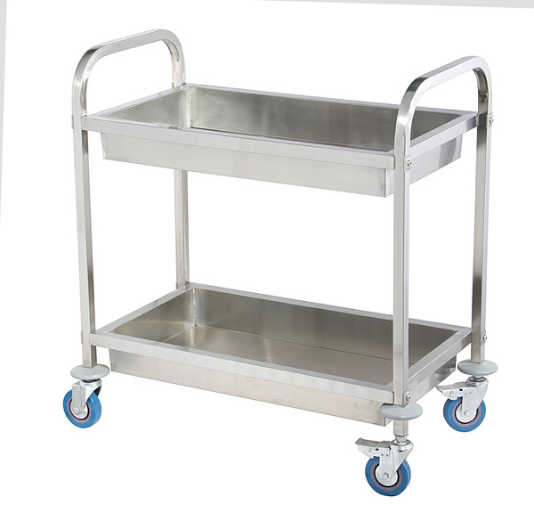 不锈钢方管收碗车