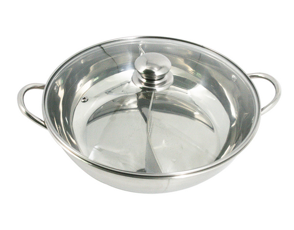 S/S SHALLOW POT 不锈钢边炉锅E24105-E24109,E24215-E24217,E24226-227,E24221-E24223