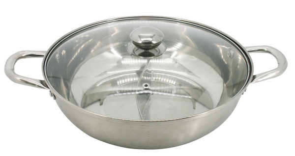 S/S SHALLOW POT 不锈钢边炉锅E24105-E24109,E24215-E24217,E24226-227,E24221-E24223