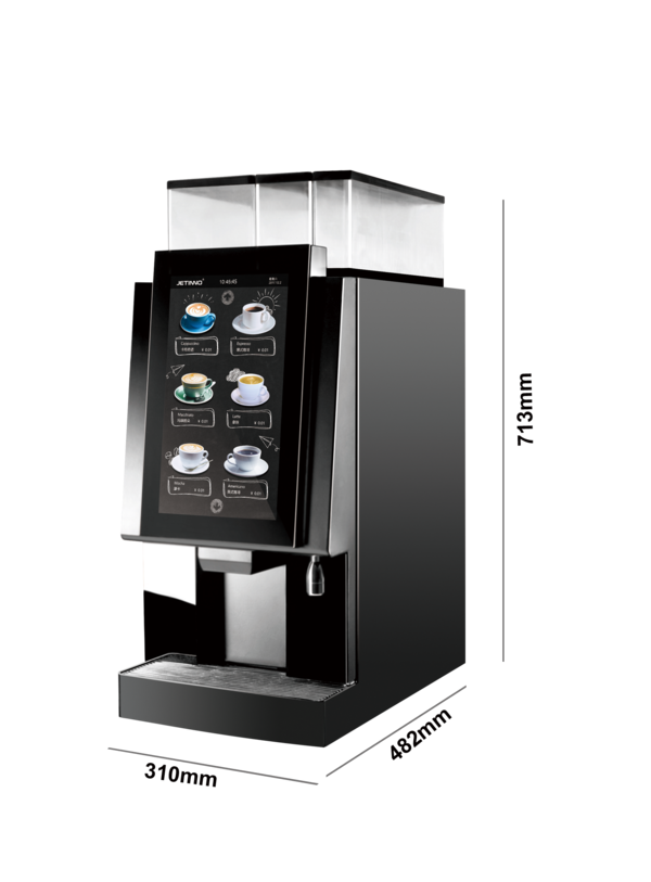 技诺JL18 自助现磨咖啡机 适合办公室 商务中心	接待区