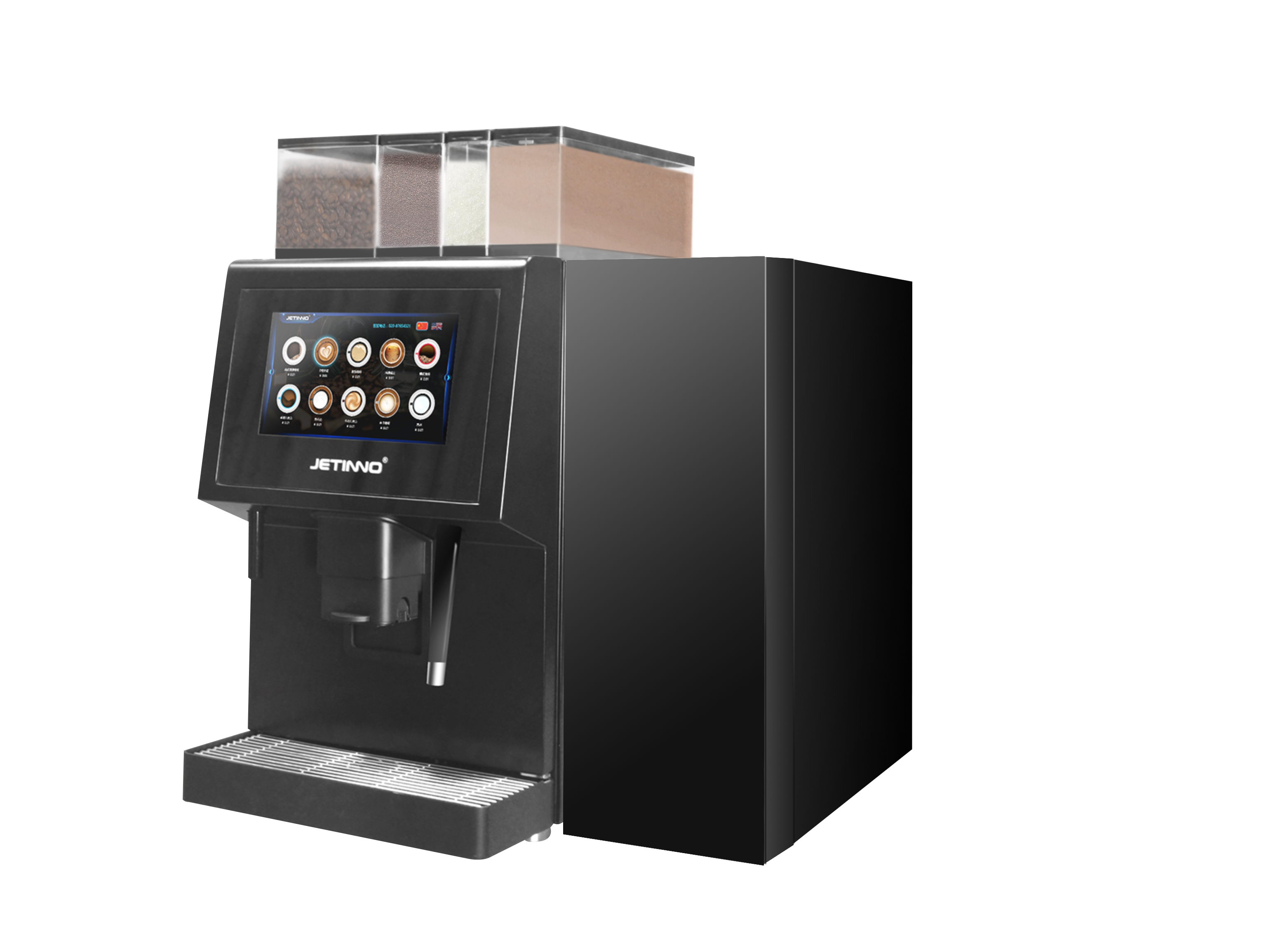 技诺JL35台式鲜奶现磨咖啡机 适配酒店 餐饮 便利店