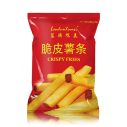 藍頓旭美 3/8”脆皮直薯條  C25 2KG/袋