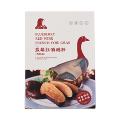 五森藍(lán)莓紅酒鵝肝切片200g