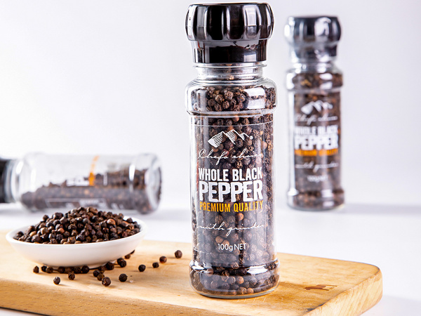 名厨之选 纯黑胡椒粒 100g