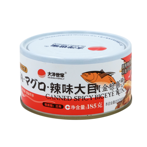 辣味大目金枪鱼185g