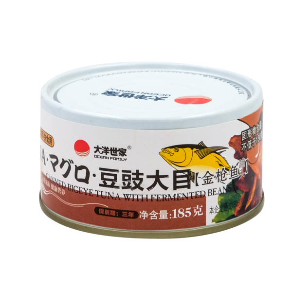 豆豉大目金枪鱼185g