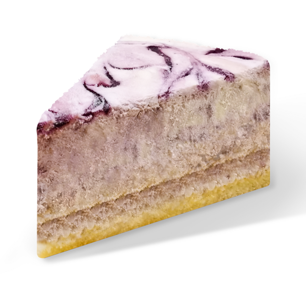 翡冷翠蓝莓芝士三角慕斯蛋糕