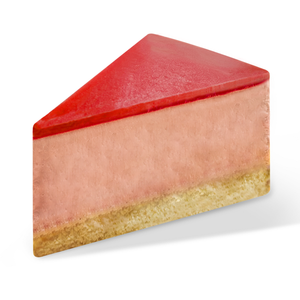三角小块慕斯蛋糕装饰图片