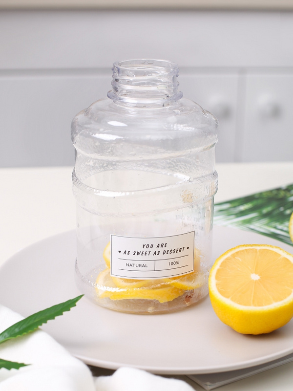 奶茶桶mini瓶可印刷贴标定制颜色外卖果汁饮料瓶蜜雪冰城柠檬水桶