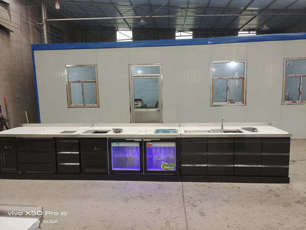 奶茶店水吧台雪克台